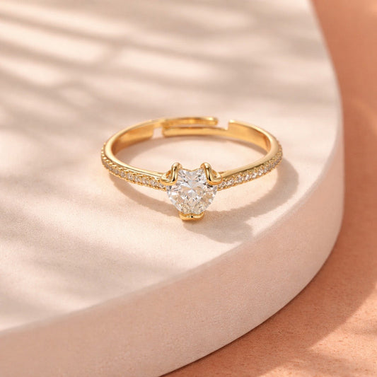 Anillo argolla corazón