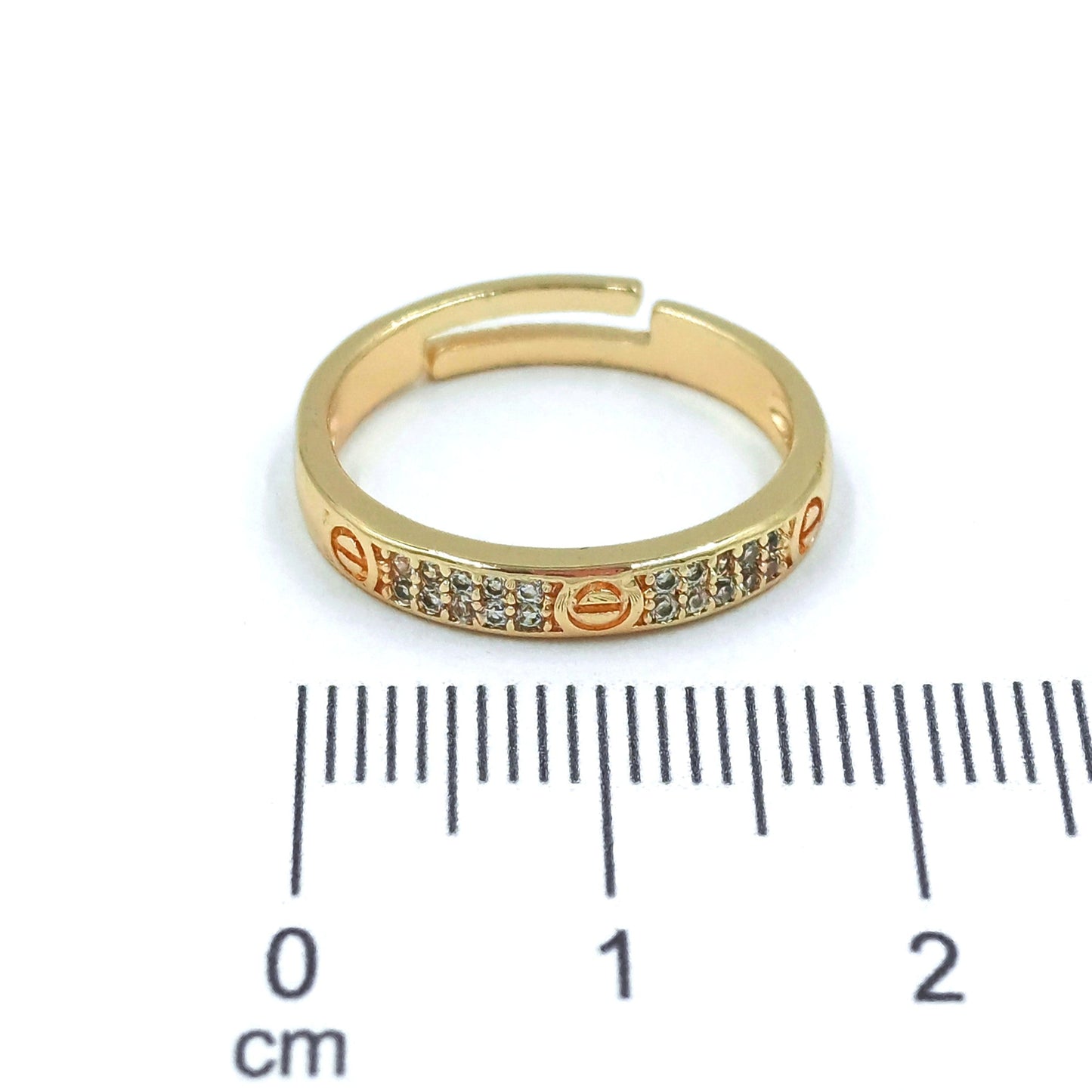 Anillo Cartier micro zircón