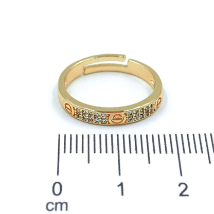 Anillo Cartier micro zircón