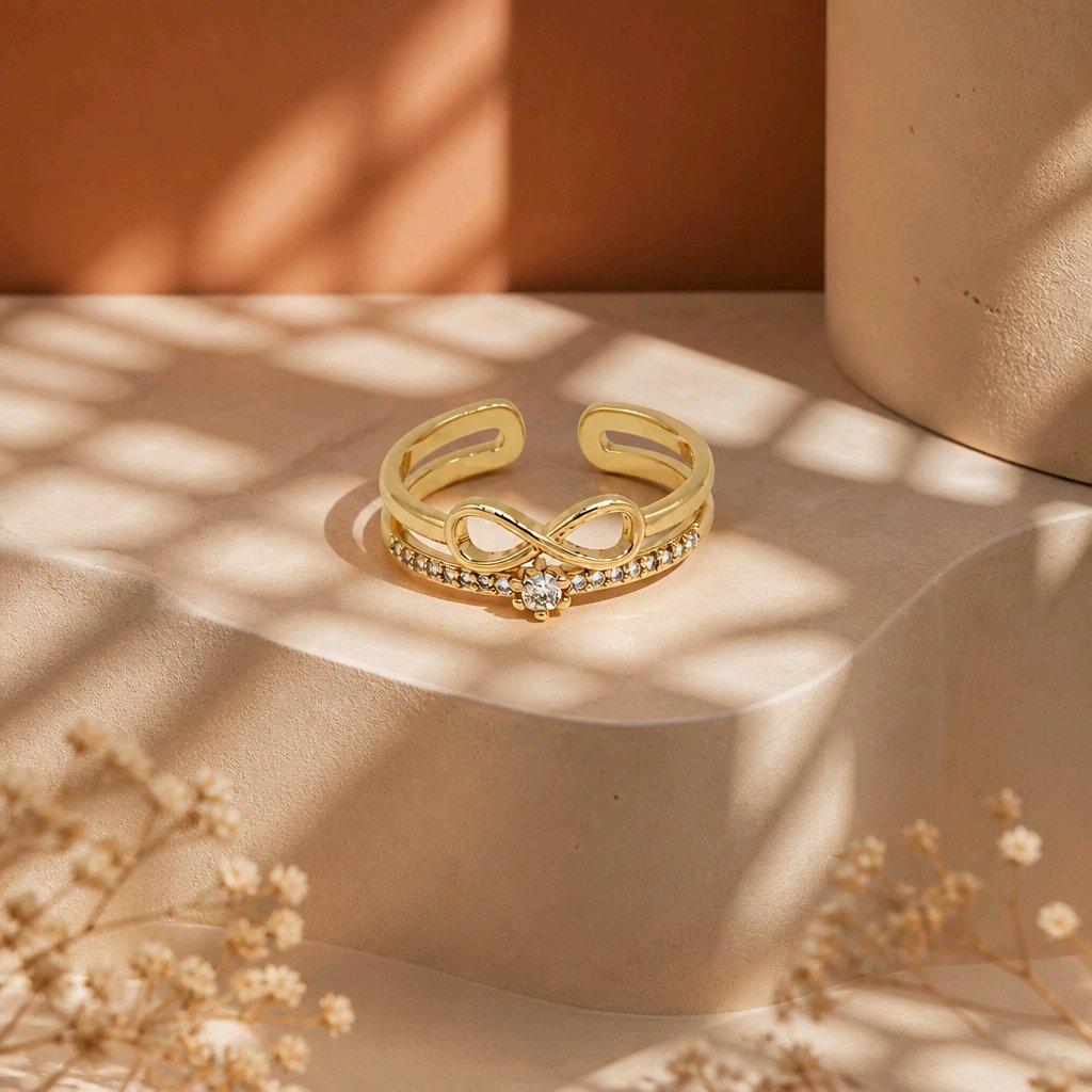 Anillo doble infinito