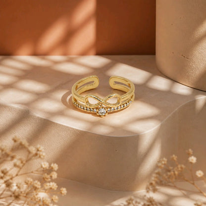 Anillo doble infinito