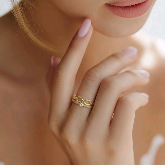Anillo doble infinito