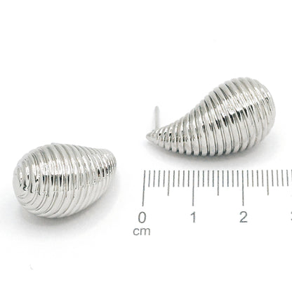 Arete gota tallada P (3cm) Amulí