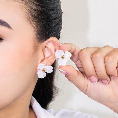 Arete flor balín  Amulí