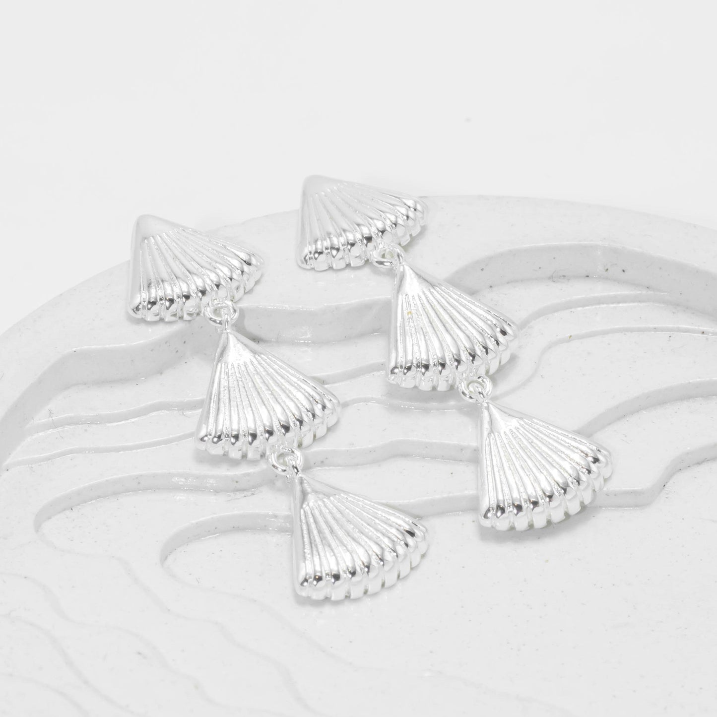 Arete lluvia de conchas P