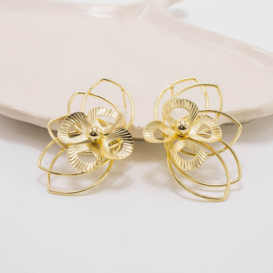 Arete maxi media flor