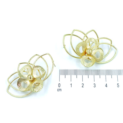 Arete maxi media flor