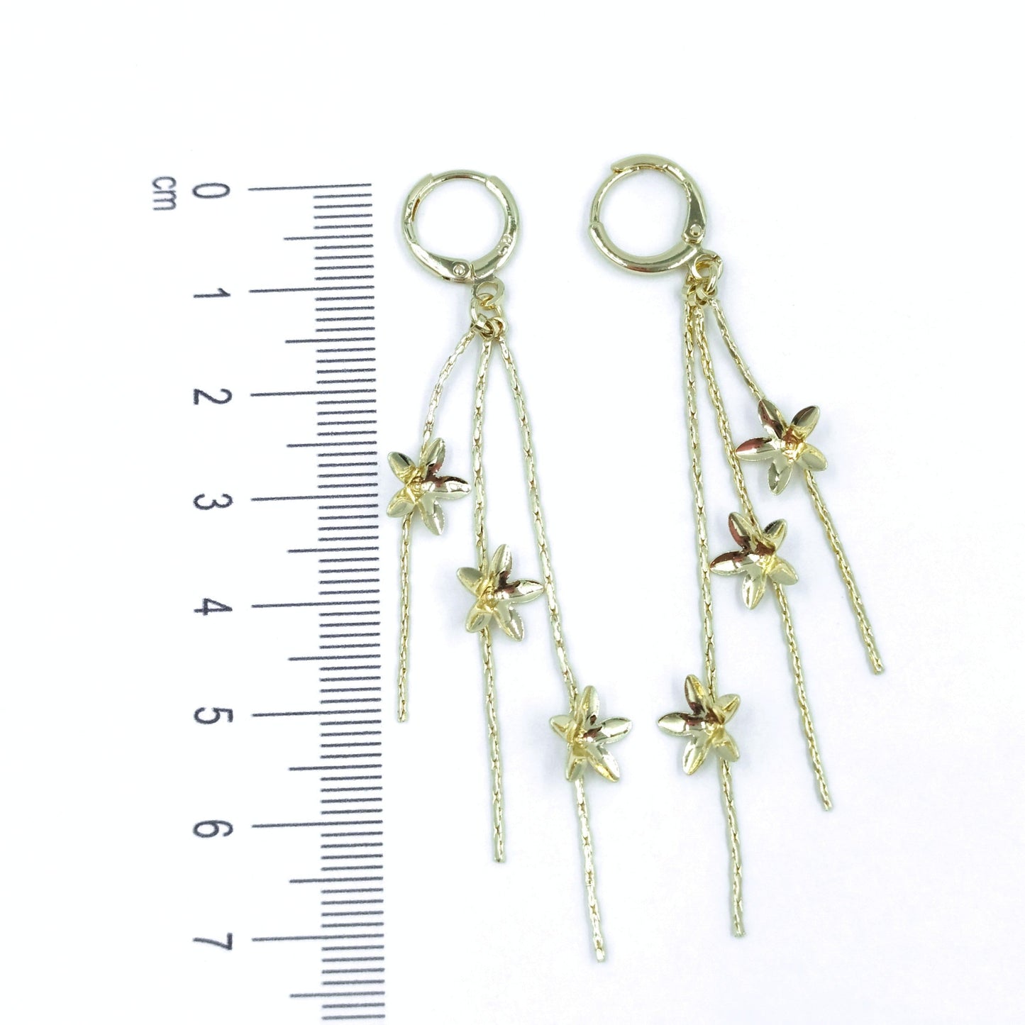 Arete lluvia flores