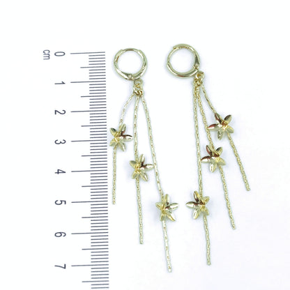 Arete lluvia flores