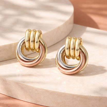 Arete aro esmaltado