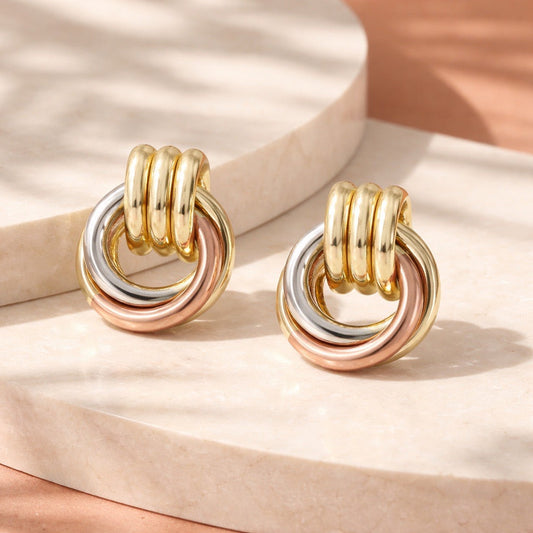Arete aro esmaltado