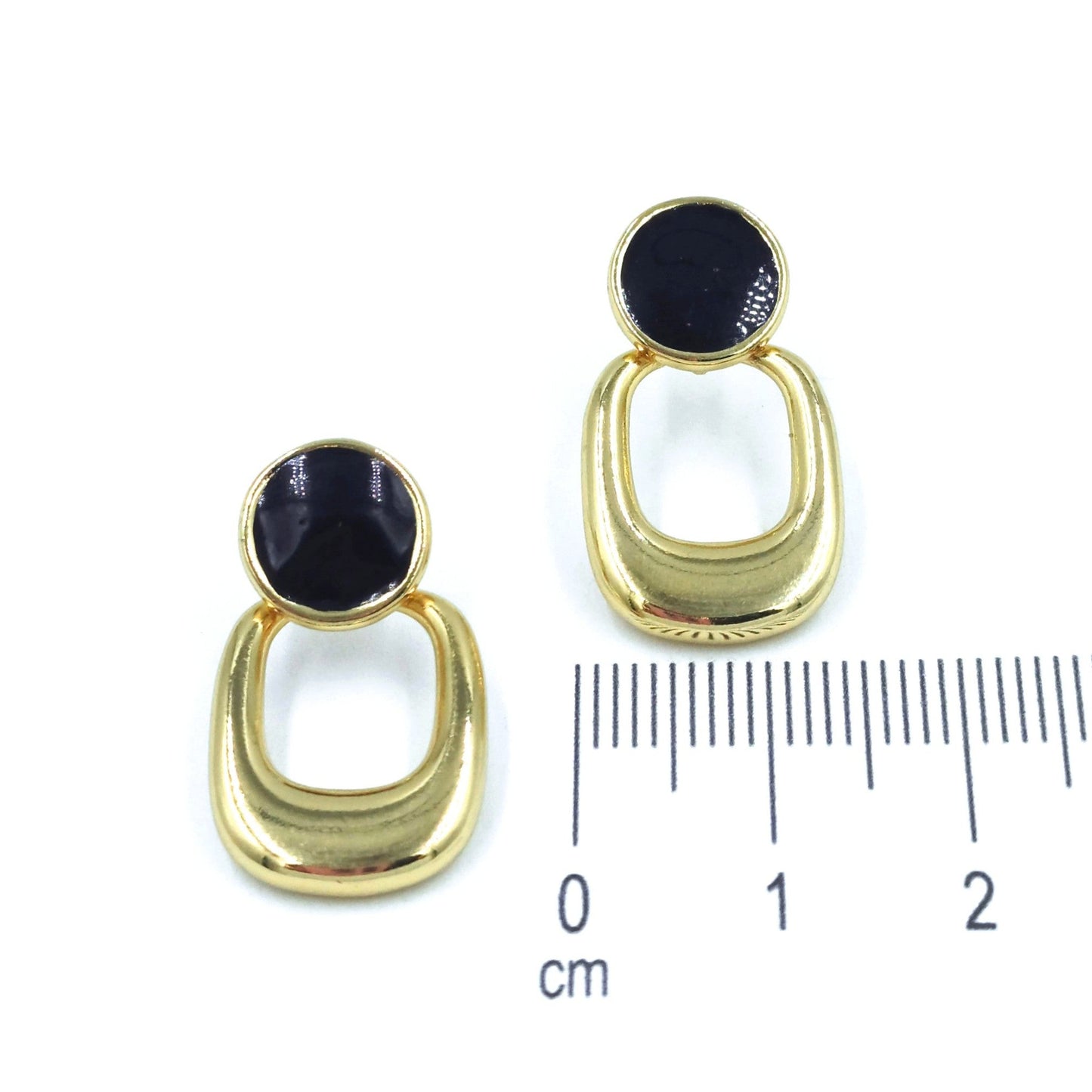 Arete círculo negro peq