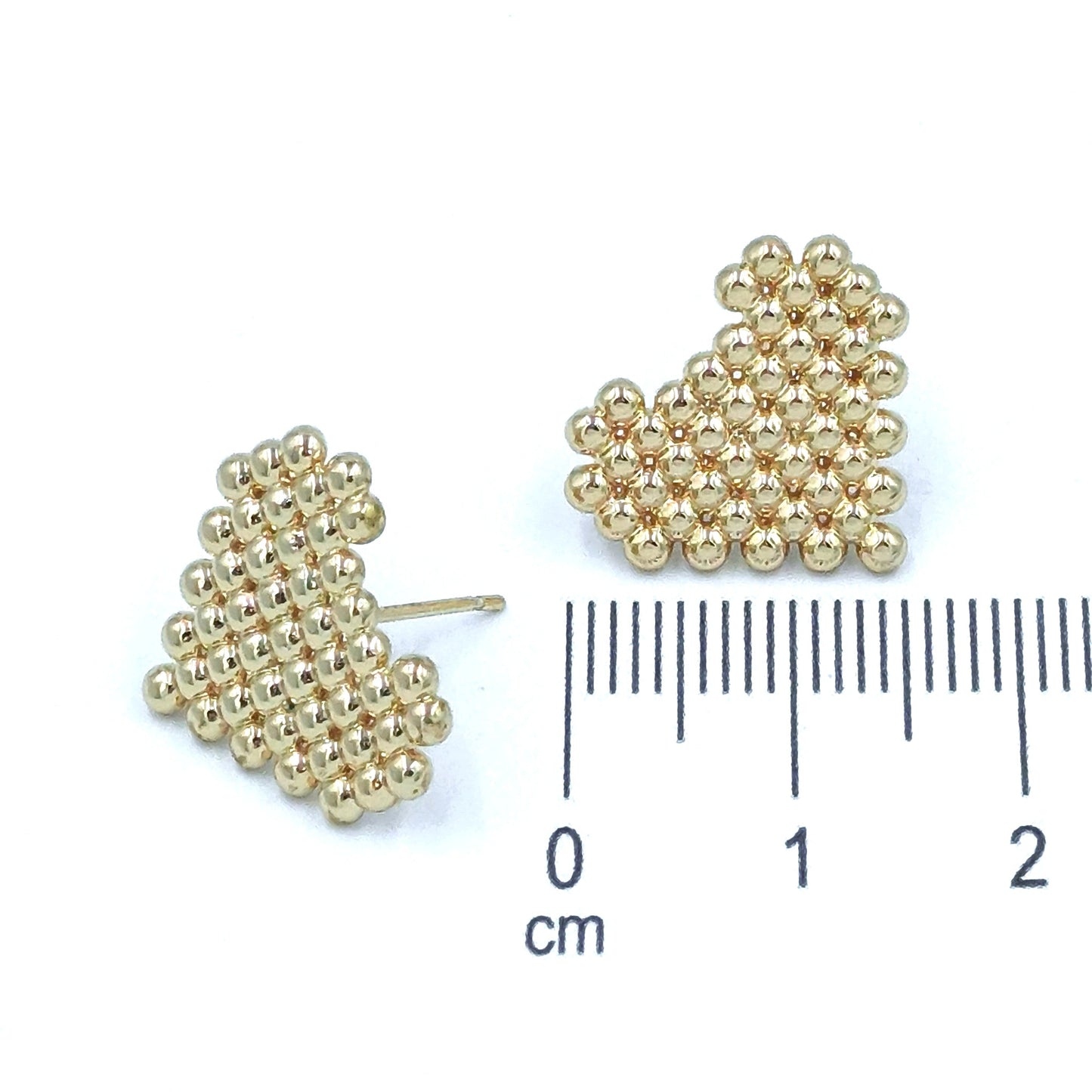 Arete corazón punto