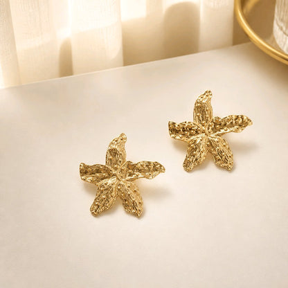 Arete maxi flor