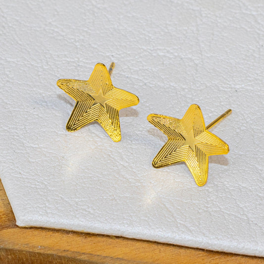 Topo bronce estrella tallada