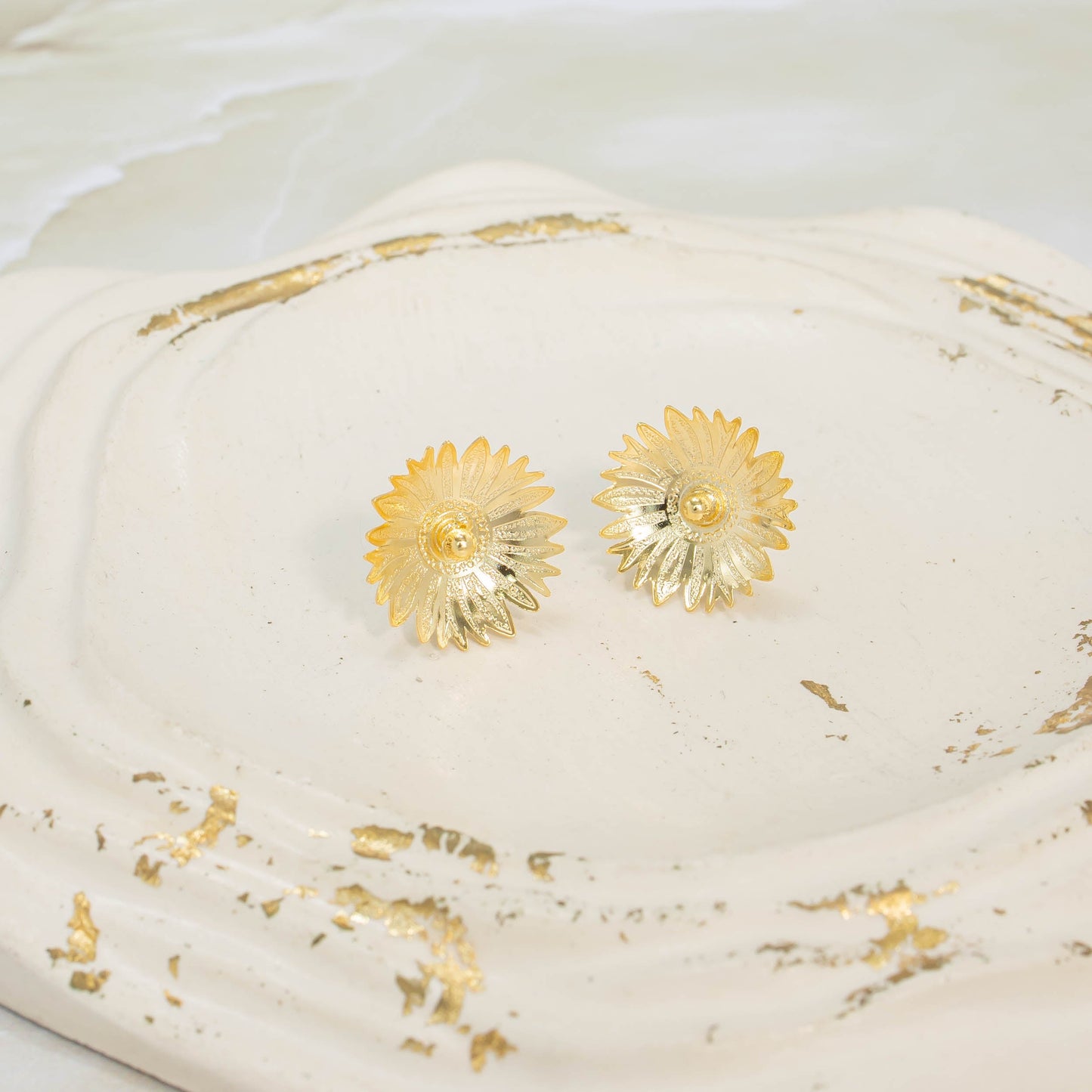 Arete bronce girasol Amulí