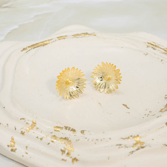 Arete bronce girasol Amulí