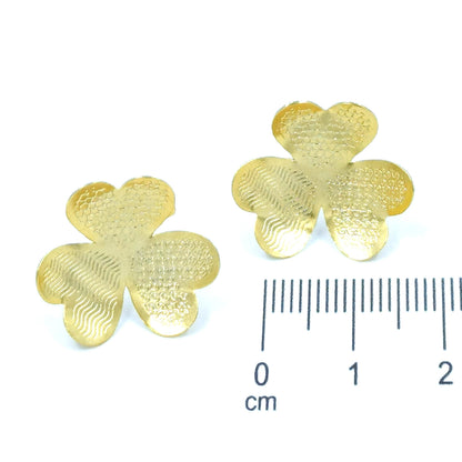 Arete bronce trébol