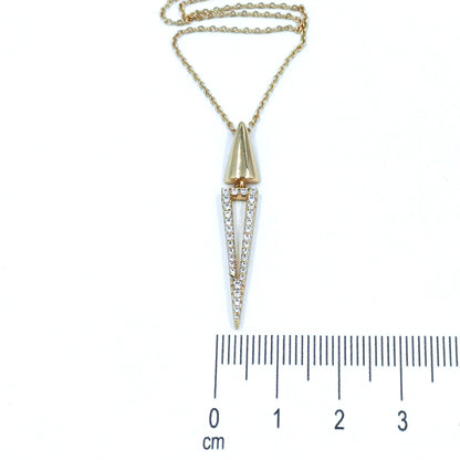 Cadena punta microzircón