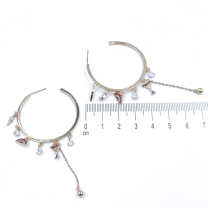 Candonga grande dijes micro zircón 18k