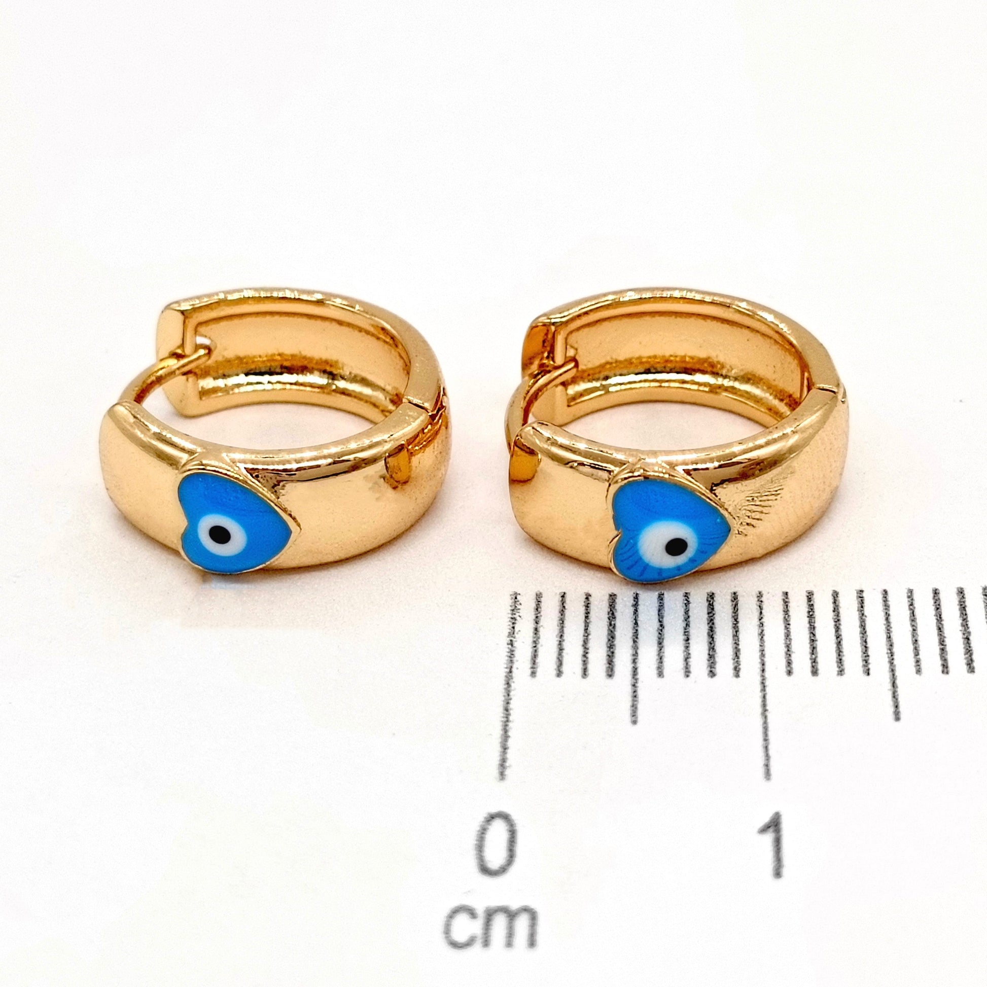 Cdga pqa ojo cora turqueza (1,2 cm) Amulí