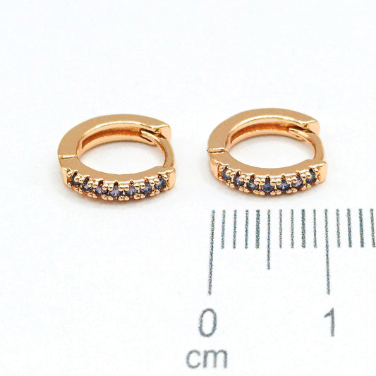 Cdga pequeña microzircones lila (10mm) Amulí