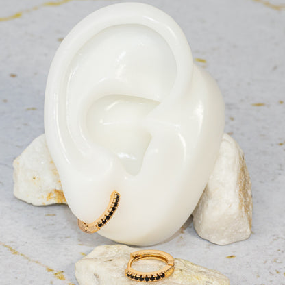 Cdga pequeña microzircones zafiro (12mm)