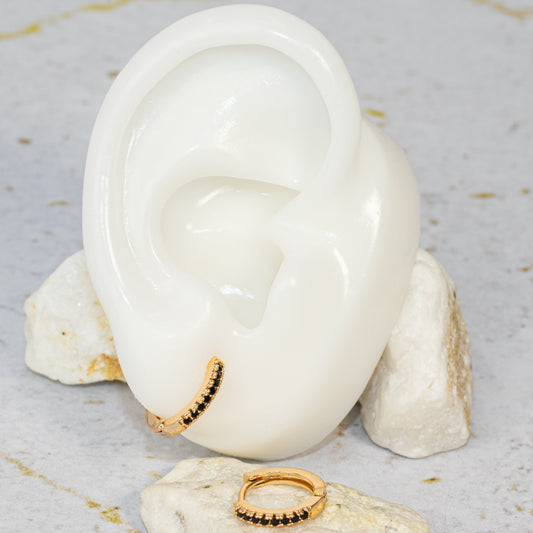 Cdga pequeña microzircones zafiro (12mm)