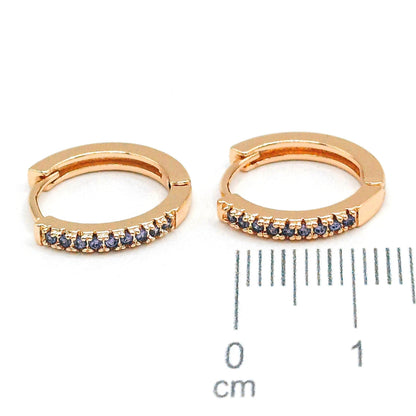 Cdga pequeña microzircones lila (14mm)