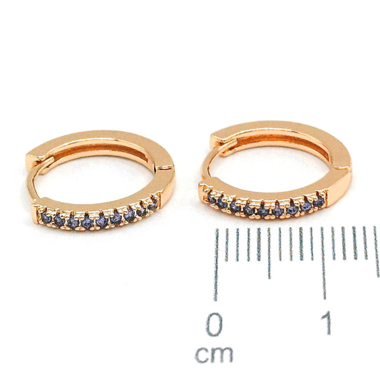 Cdga pequeña microzircones lila (14mm) Amulí