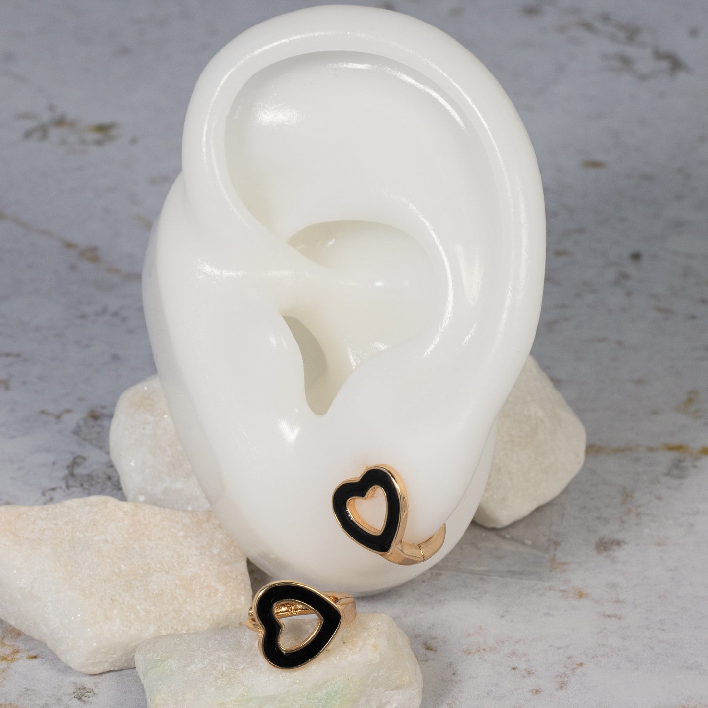 Candonga pequeña silueta corazon (1,2cm)