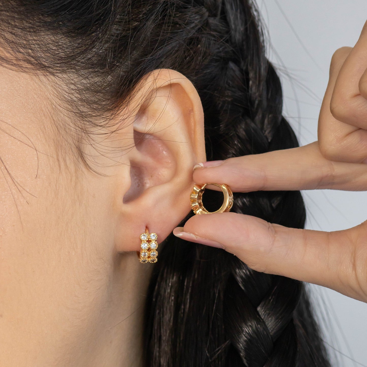 Candonga pequeña dos lineas zircones 