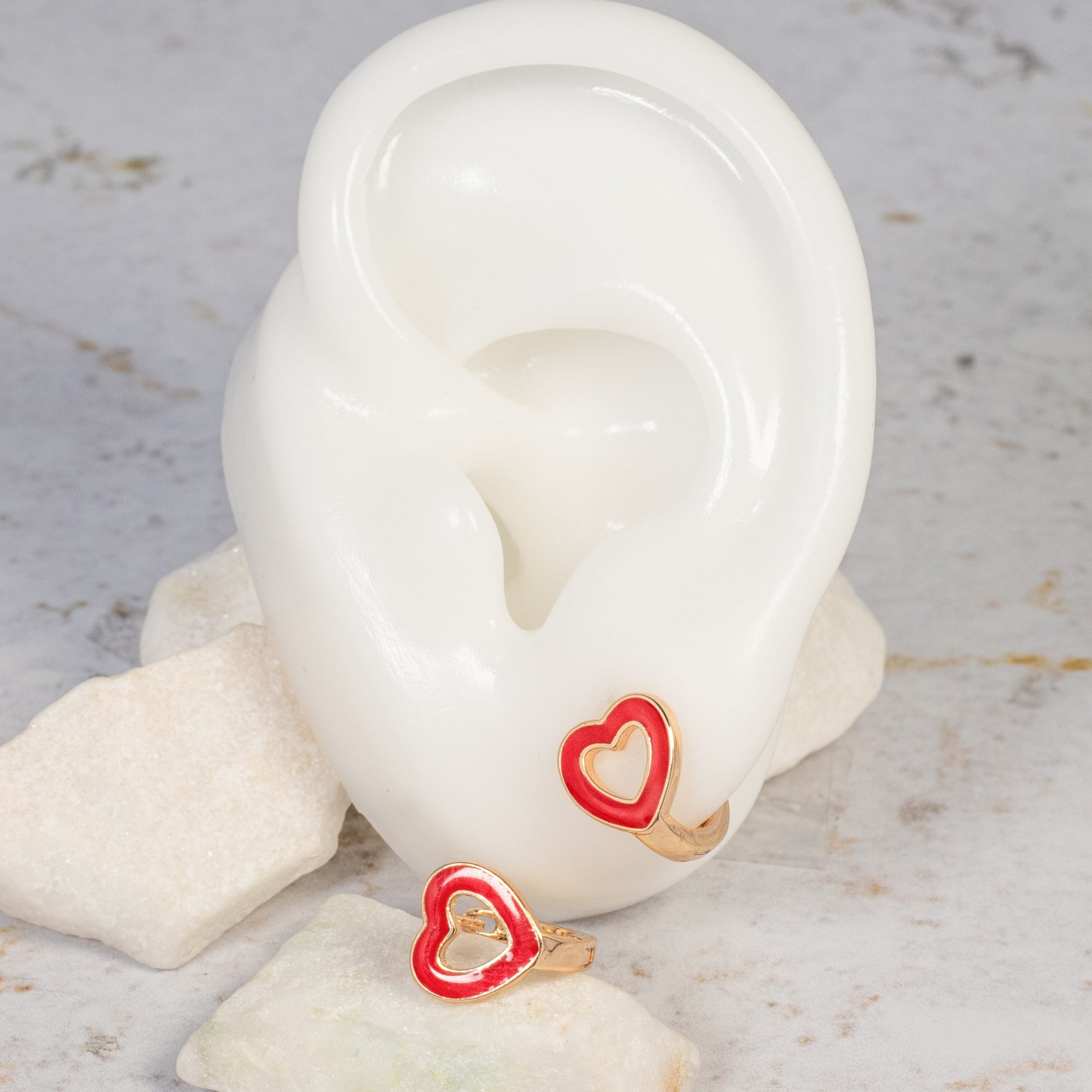 Candonga pequeña silueta corazon (1cm)