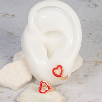 Candonga pequeña silueta corazon (1cm)