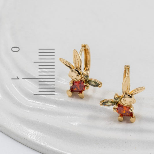 Candonga pequeña conejo zircón (1,4cm)