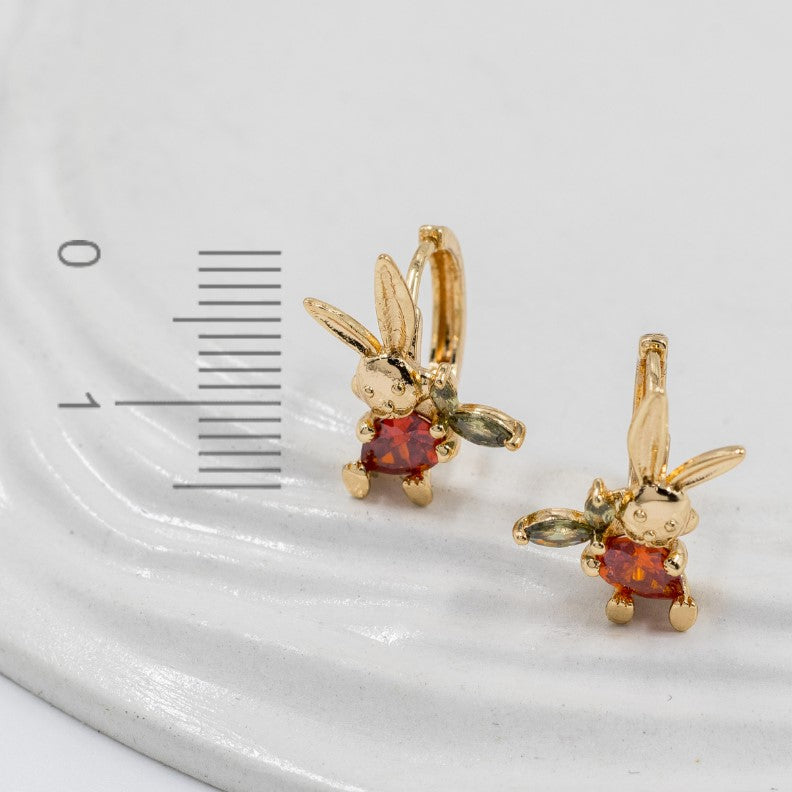 Candonga pequeña conejo zircón (1,4cm)Amulí