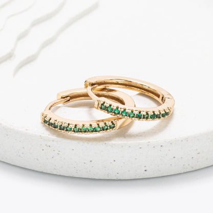 Cdga pequeña microzircones esmeralda