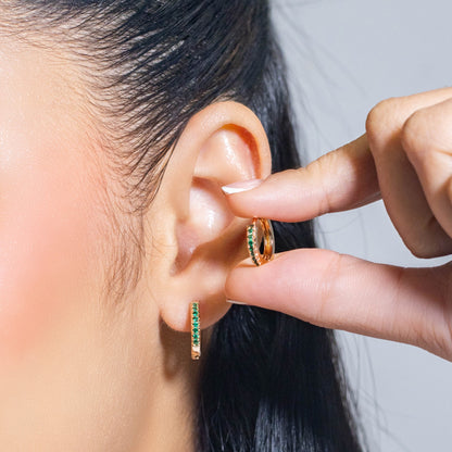 Cdga pequeña microzircones esmeralda  Amulí