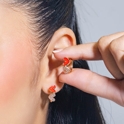 Cdga pequeña corazon doble  Amulí