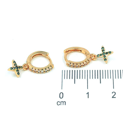 Cdga pequeña dije esmeralda