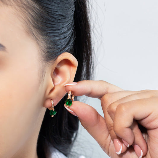 Cdga pequeña zircón esmeralda 