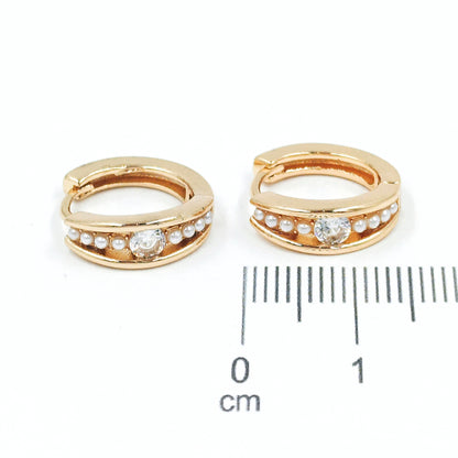 Cdga pequeña perlas zircón