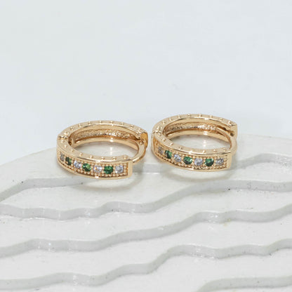 Cdga pequeña zircón esmeralda