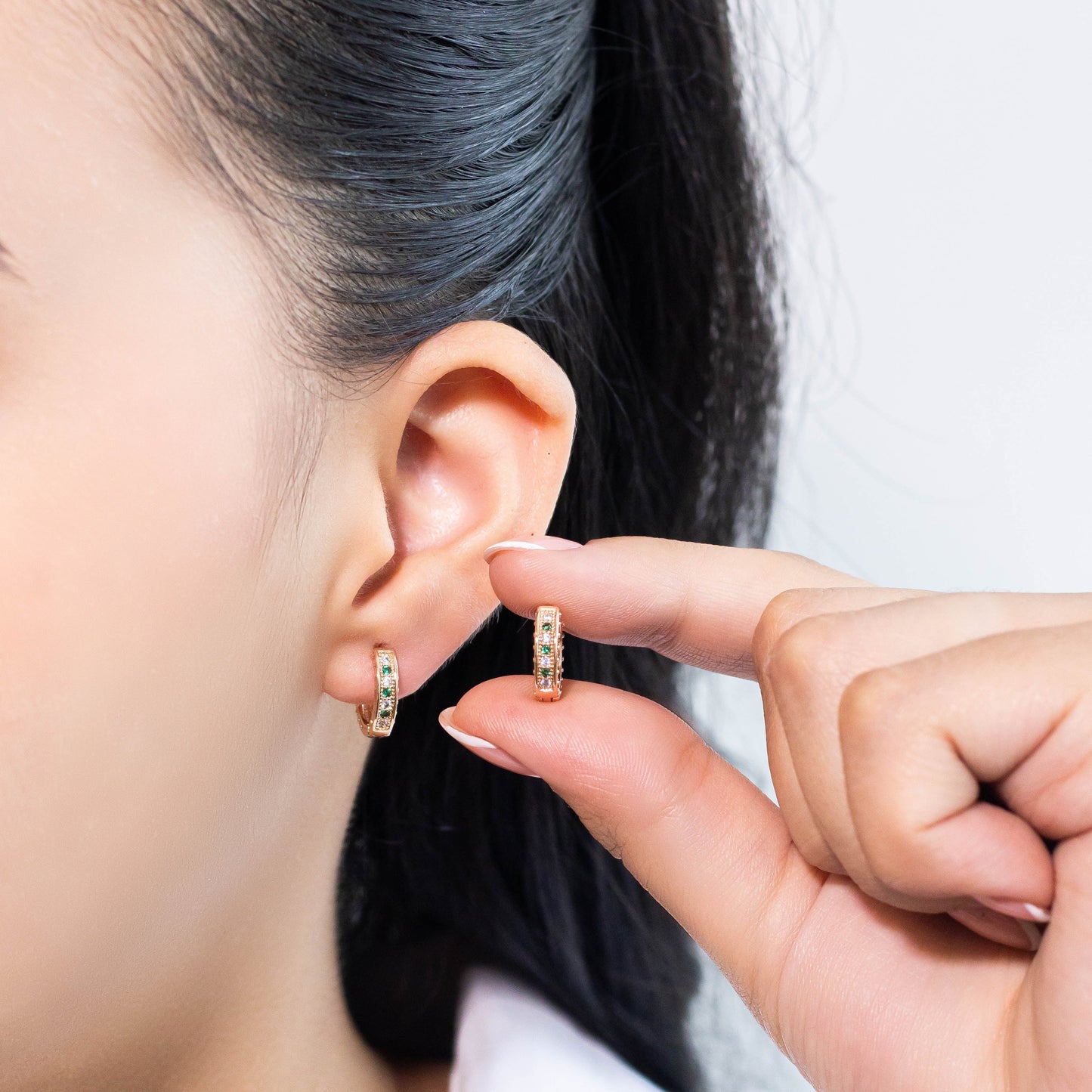 Cdga pequeña zircón esmeralda 