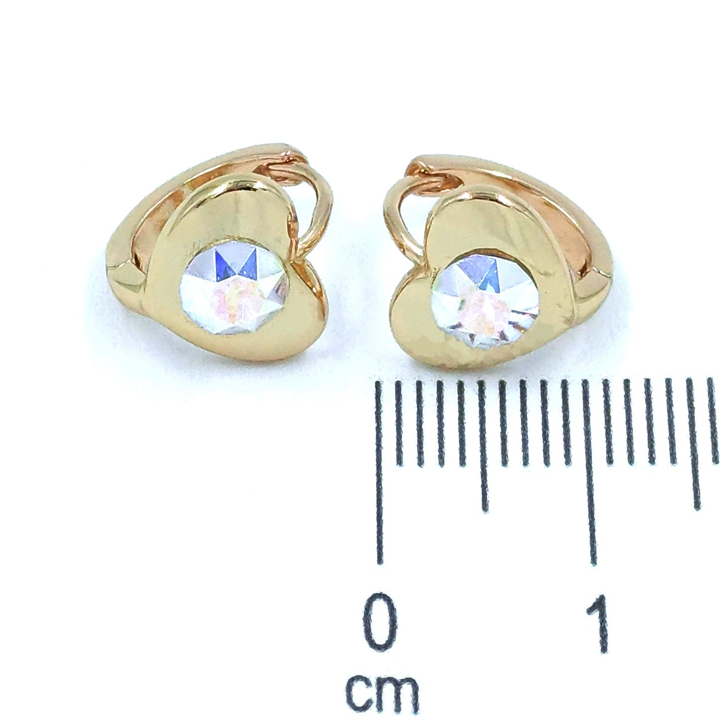 Candonga pequeña corazón zircón