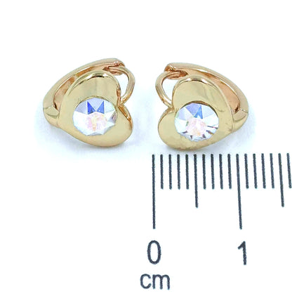 Candonga pequeña corazón zircón