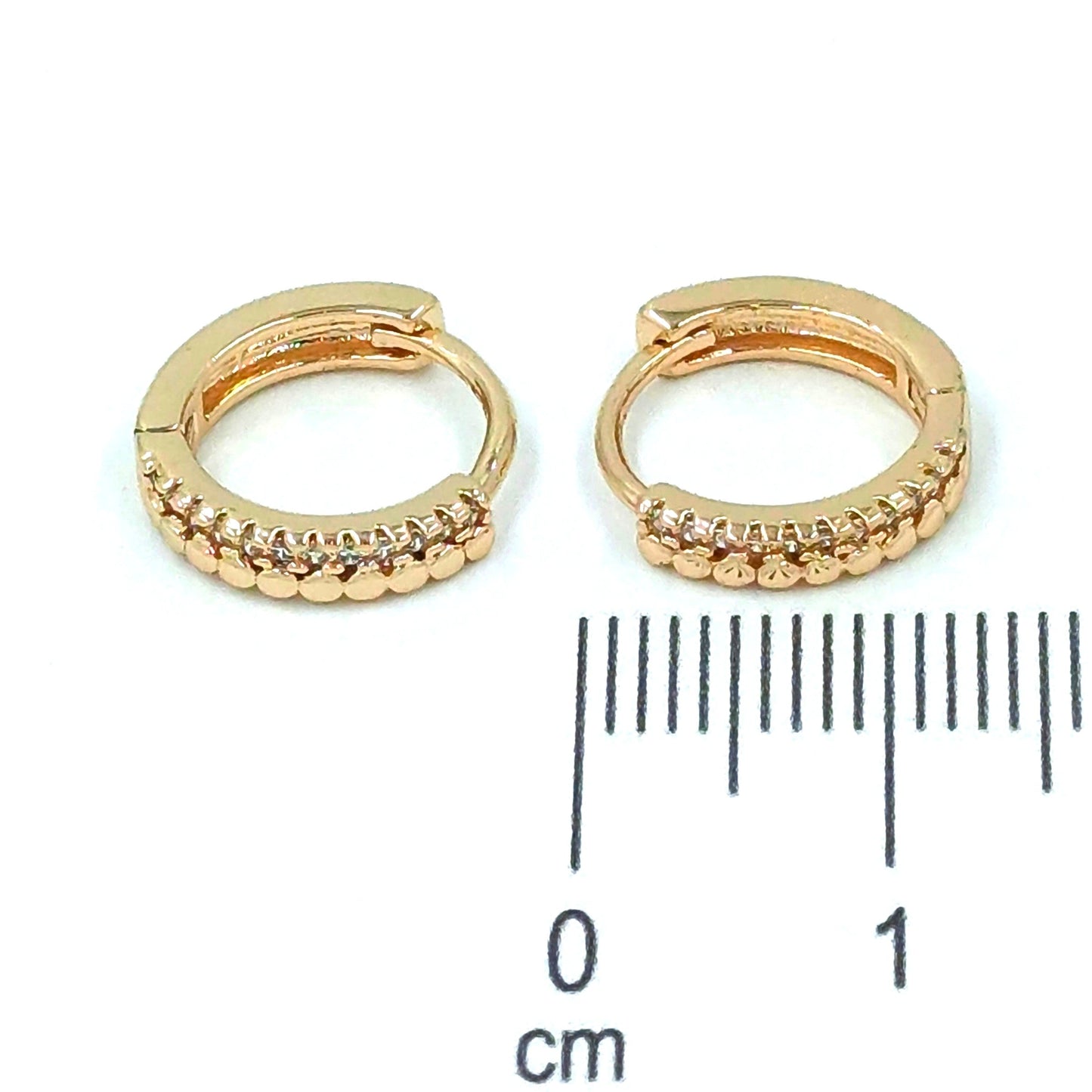 Candonga pequeña doble balín-zircon