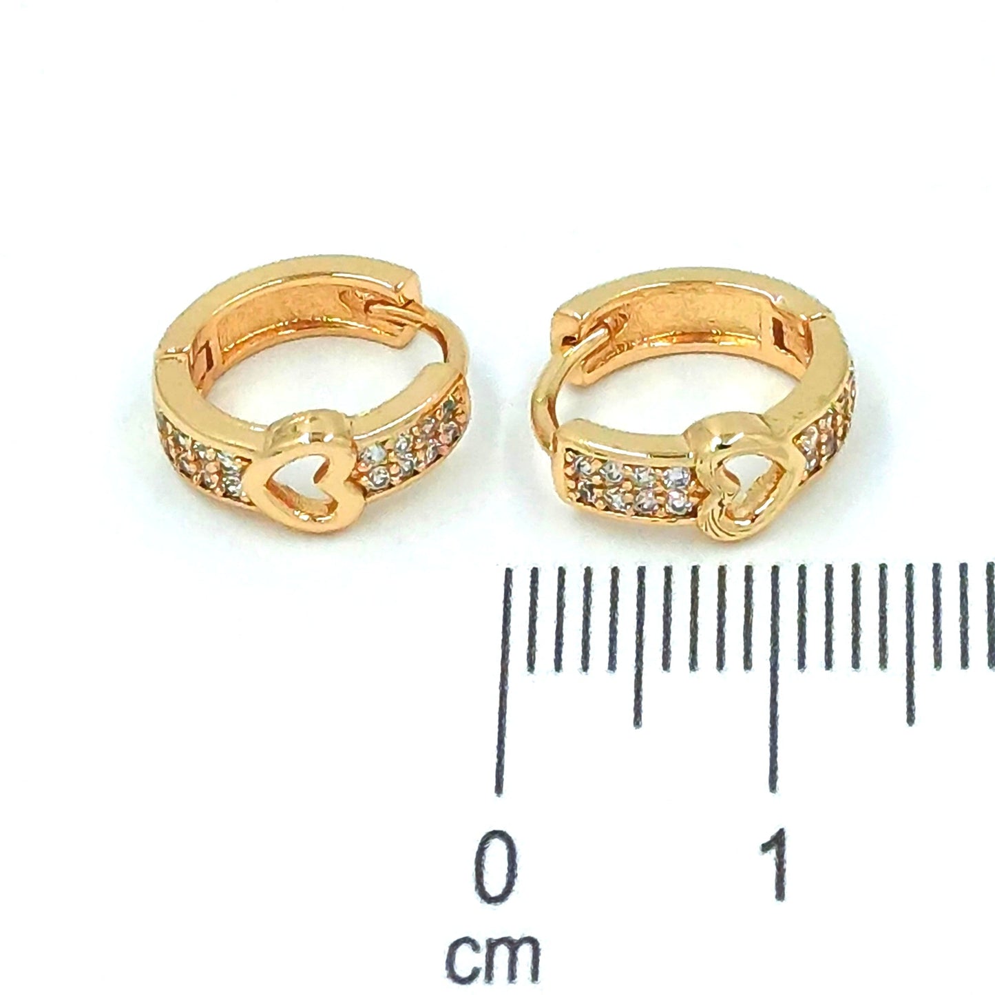 Candonga pequeña microzircon corazón