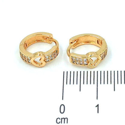 Candonga pequeña microzircon corazón