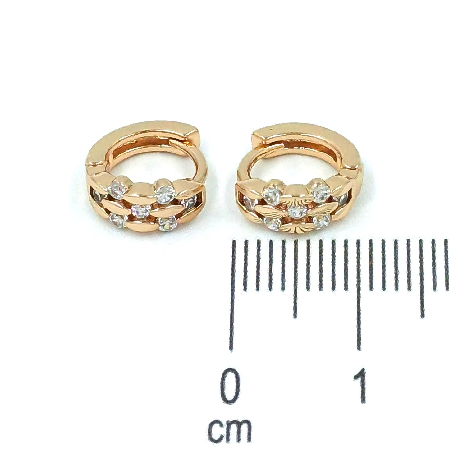 Candonga pequeña mini zircones